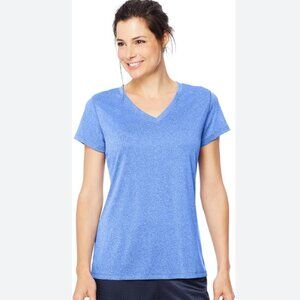 Gildan Soft Style Blue V Neck Shirt